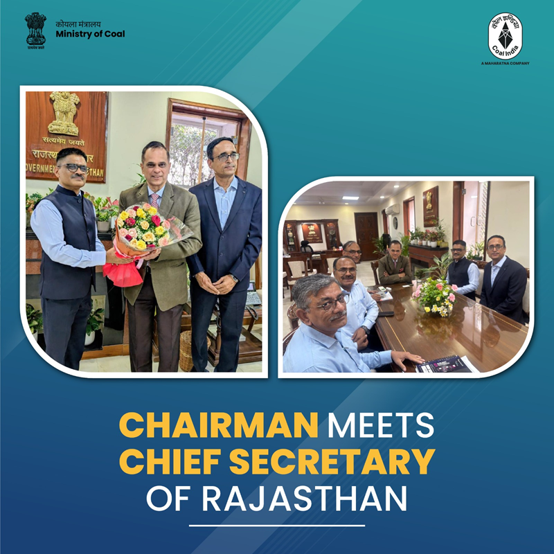 Coal India Chairman Meets Chief Secretary of Rajasthan